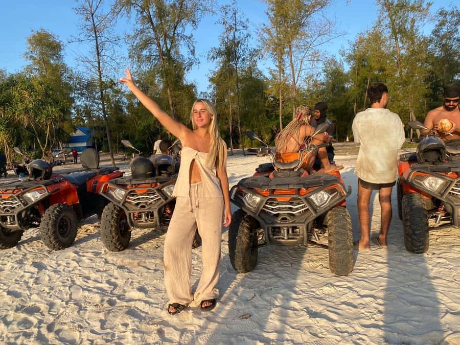 3-hour quad bike tours in Nungwi and Kendwa along coastal paths and through villages - Refreshments and Photo Breaks: Coconut Drinks Are a Real Reset
