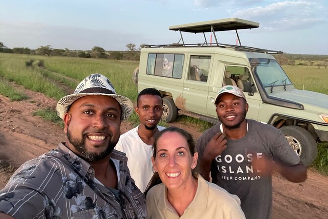 4 days Tarangire National park, Serengeti National park and Ngorongoro crater - Day 4 Ngorongoro Crater at 6:30 am, Sunrise Wildlife and Black Rhino Chance