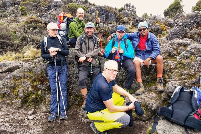 5 Days Classic Kilimanjaro Climb via Marangu route - Day 5: Heath and moor back down to Mandara Hut for warm lunch, then rainforest to the gate