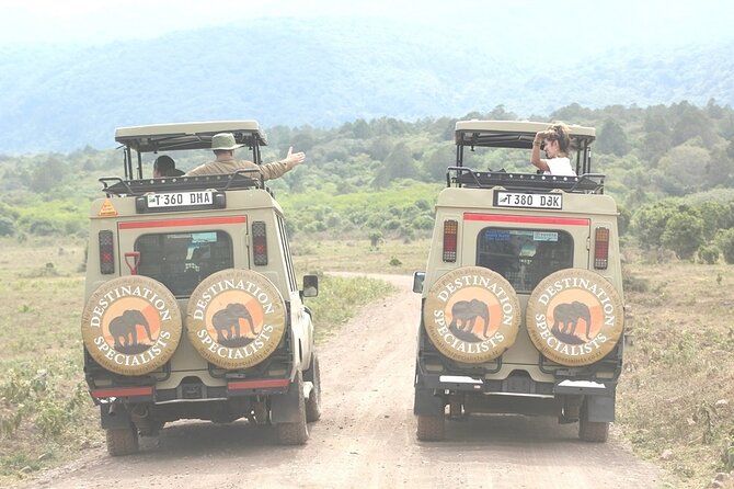 5 Days Tanzania Wildlife Safari Private Tour - Day 1 Arusha National Park: colobus monkeys, forest birds, and Lake Momella