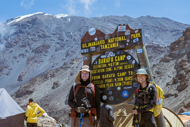 6 Days Climb Private Tour in Mount Kilimanjaro - Day 3: Lava Tower hike and the Baranco Camp sunset scene