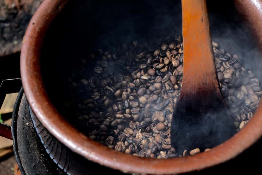 Arusha: Coffee Tour - Grinding in a Giant Mortar and Pestle (Yes, With Songs)