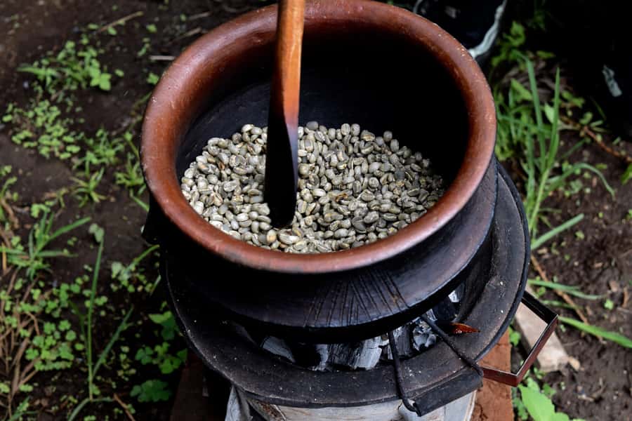 Arusha: Coffee Tour - Roasting Over an Open Flame: Smell the Difference Before You Brew