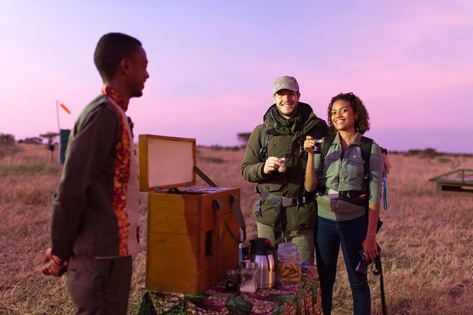 Balloon Safari & Bush Breakfast in Serengeti - Miracle Experience - Landing, champagne, and the part that feels oddly ceremonial