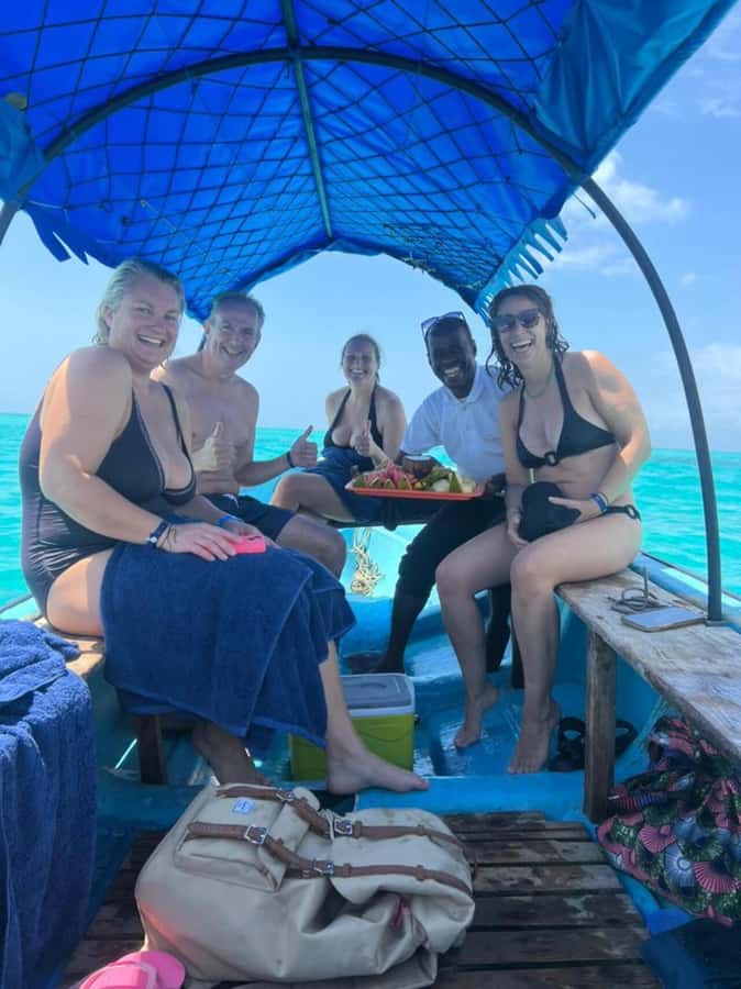 FROM KENDWA; Mnemba snorkelling and Dolphin tour - Mnemba Island schedule: guided time, photo stop, and room to breathe