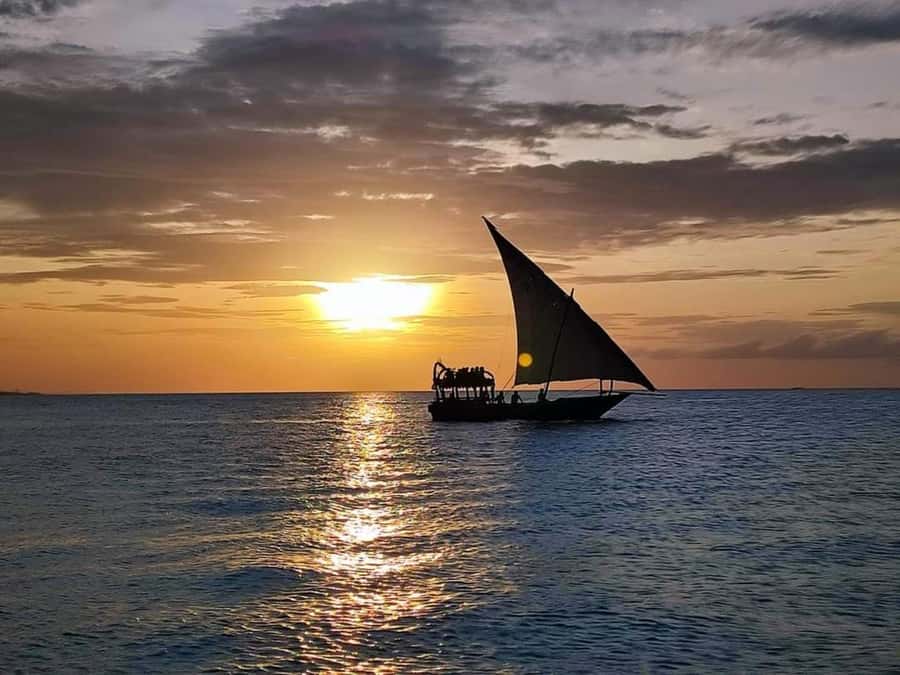 FROM NUNGWI; SUNSET DHOW CRUISE EXPERIENCE - The cruise along Zanzibar’s north coast: views that feel extra wide