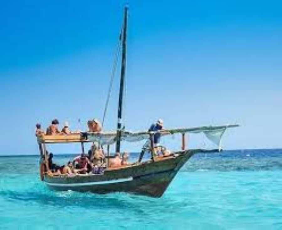 From Paje/Jambian: Safari Blue Snorkelling with Lunch - From Paje to Fumba, Then Straight Onto a Dhow