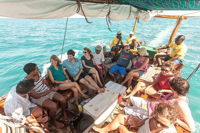 Full-Day Blue Lagoon and Sandbank Boat Tour from Zanzibar ( Safari blue) - Niamembe Island: shallow-water calm to end the day