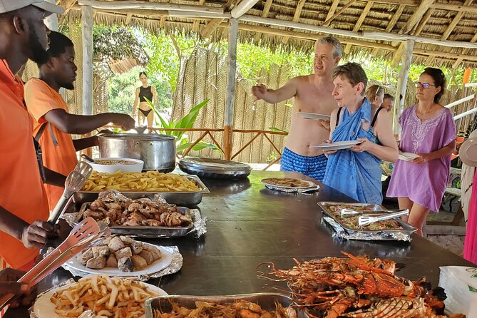 Full Day Private Safari Blue Sea Adventure in Zanzibar - Mangrove lagoon and the natural swimming pool moment
