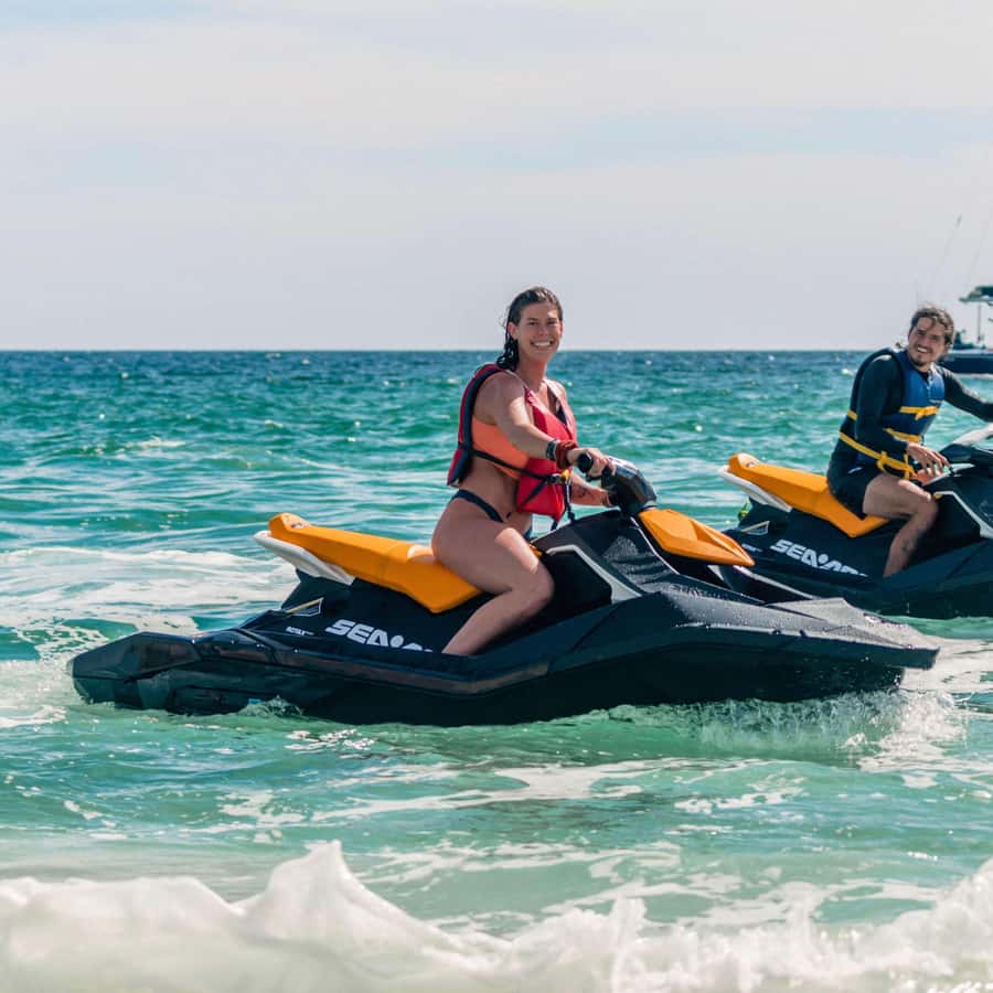 Jet Ski Adventure Zanzibar :Fun at Kendwa/Nungwi Beach - Sunset jet ski timing, when the color shift is worth it