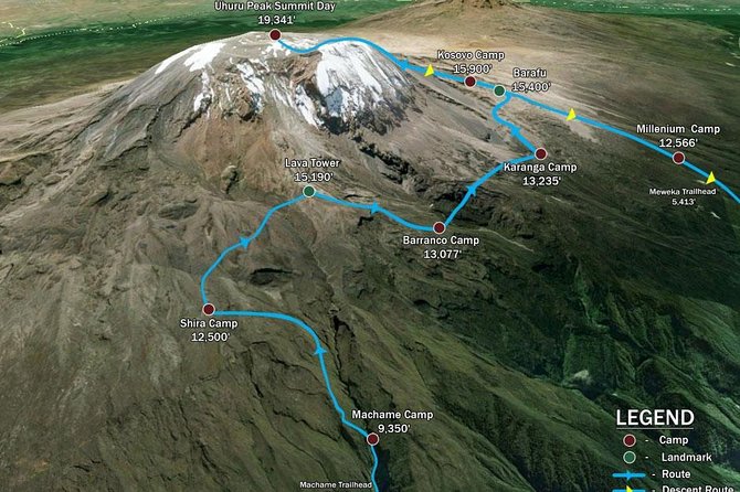 KILIMANJARO MACHAME ROUTE, (Climb 7days) - Entering Kilimanjaro, Machame style, not a stroll