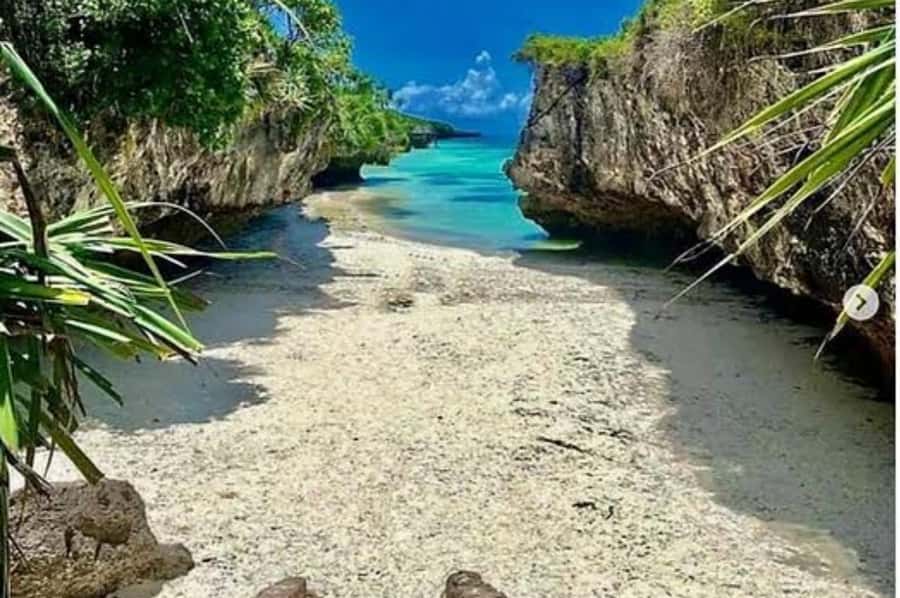 Kuza Cave, Hidden Mtende Beach & The Rock Restaurant - Kuza Cave limestone cavern and the natural pool you can actually use