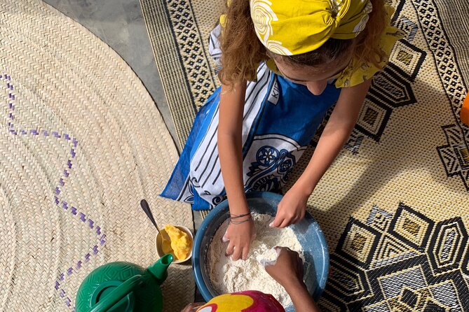 Mamas of Zanzibar - A Unique Cultural & Culinary Experience - Lunch is the point: eating what you cooked with Zanzibar snacks and juice