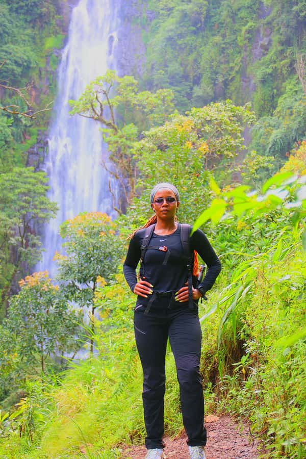 Materuni Waterfall-Extra Coffee Tour and/or Chemka Hotspring - The Waterfall Segment, Where Swimming Depends on Reality