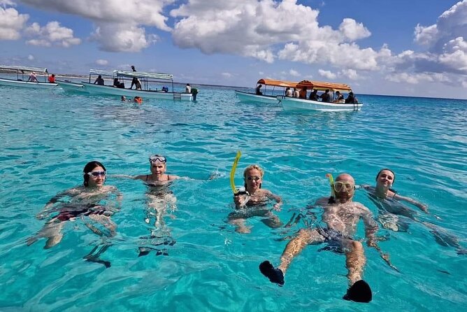 Mnemba island snorkeling tour - Boat time choices: snorkeling, swimming, or just relaxing on deck