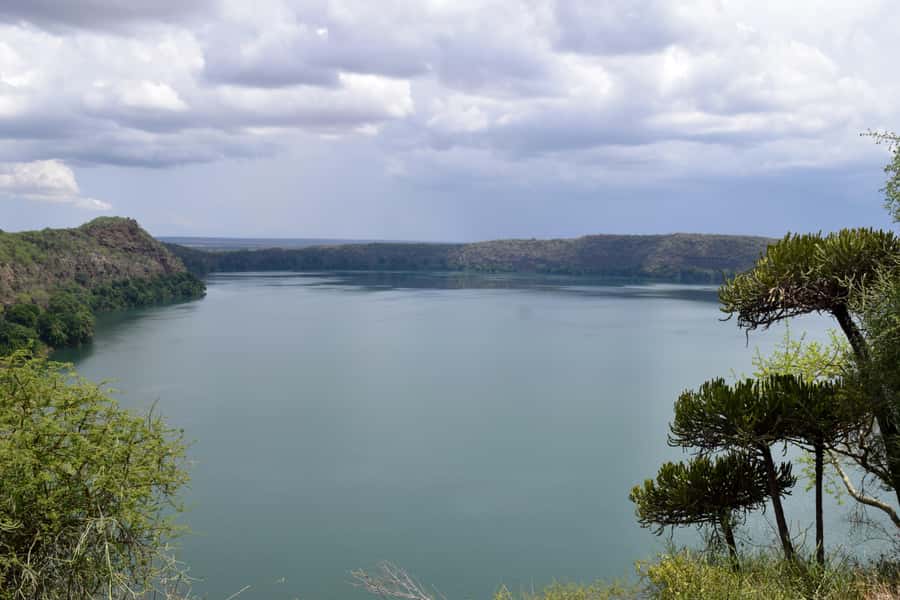 Moshi: Lake Chala Tour: Hiking &/or Kayaking - Lake Chala: a crater lake on the Kenya and Tanzania border