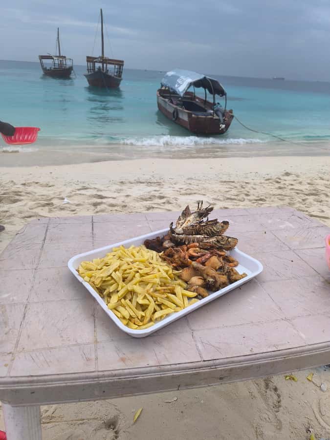 Stone town tour, Prison island and Nakupenda Sandbank - Nakupenda Sandbank: white sand, swim time, and a real beach BBQ