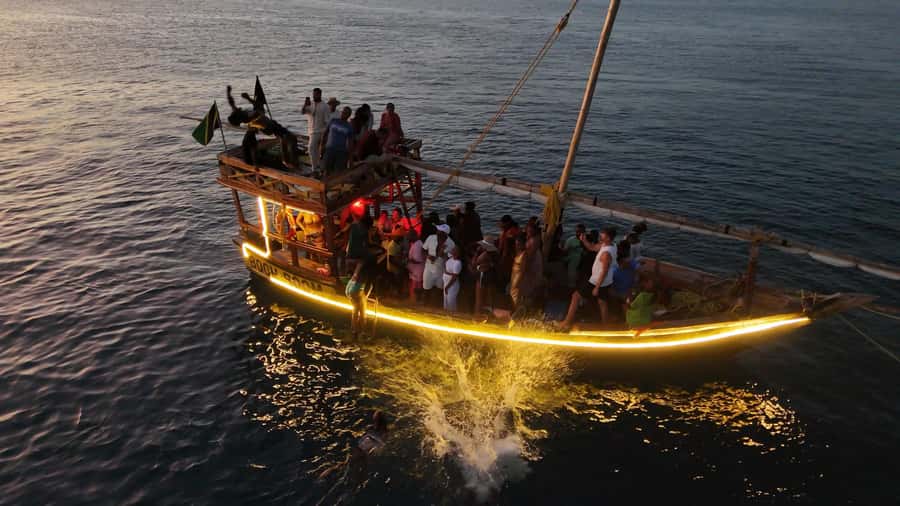 Sunset party cruise in Zanzibar with BoomBoom Boat - Price and value: $25 for an active sunset night