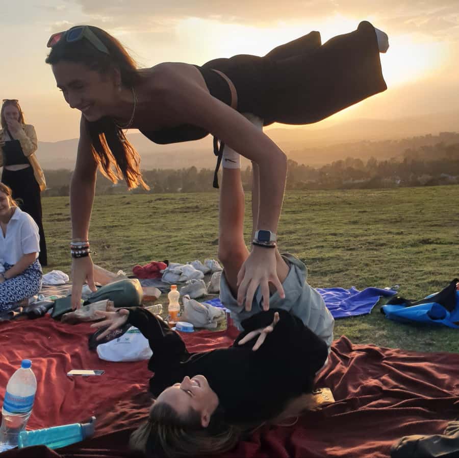Sunset Tour in Arusha - Hilltop setup: shuka seating, music, and your drink in hand