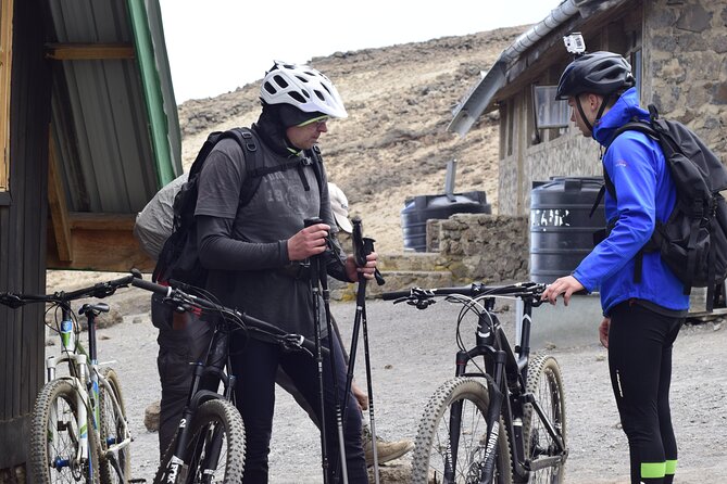 Top 6 Days Mt. Kilimanjaro Bike trek Tour by Marangu-Kilema Route - Day 3: Rocky first kilometers, the Saddle, then the hard push toward Kibo