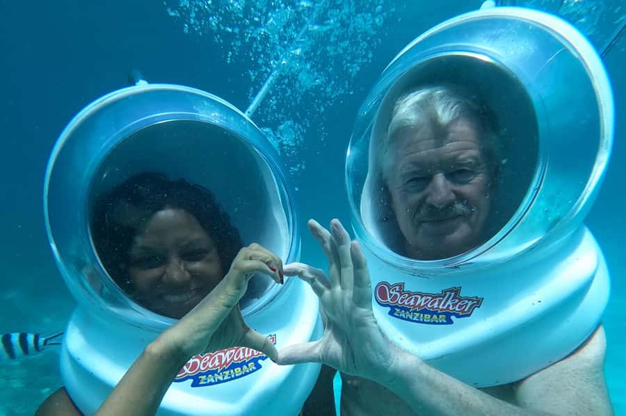 Underwater Walking Experience in Zanzibar,No Swimming Needed - From Nungwi Beach to the sea-floor: the smart flow of the experience