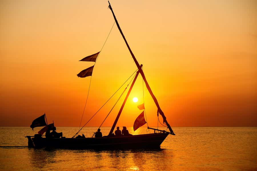Zanzibar City: Sunset Sailing Tour with Snacks and Drinks - Onboard snacks and soft drinks: included comfort