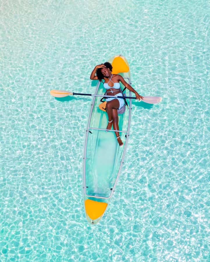 Zanzibar Clear Kayak & Drone Photoshoot with Pickup Includes - The Water You’re Paying For: Coral Visibility and Marine Life