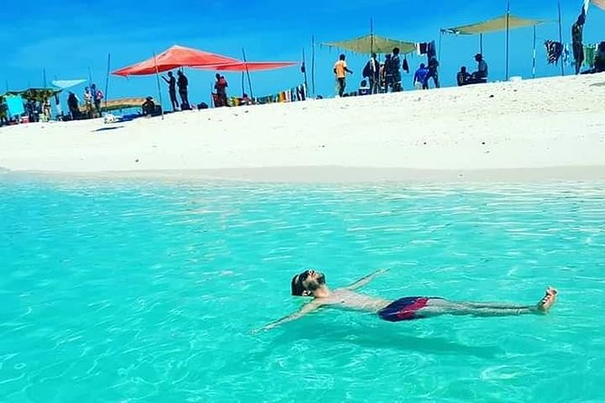 Zanzibar Dhow Cruise day adventure, sea sports at Kwale Island, very memorable - Kwale Island: seafood BBQ, side dishes, and local fruits