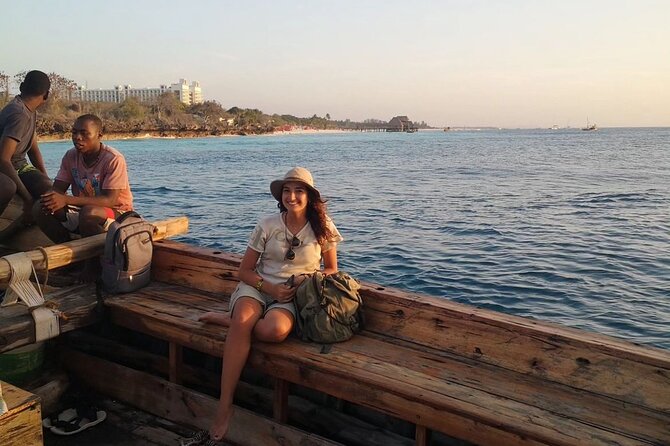 Zanzibar Dhow Evening Sunset Cruise Tour at Nungwi&Kendwa Beach - Nungwi Beach stop: white sand time before the sky turns gold