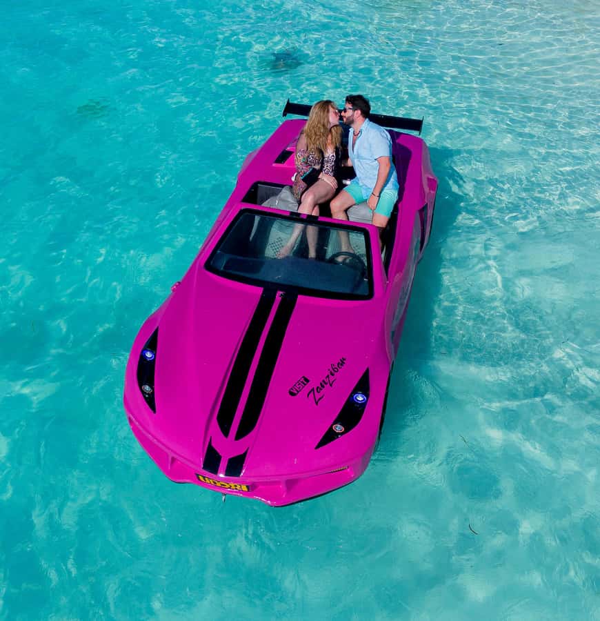 Zanzibar: Jet Car Ride with Drone footages (pickup included) - Kendwa Segment: Photo Stop, Quick Setup, Then the Water Launch