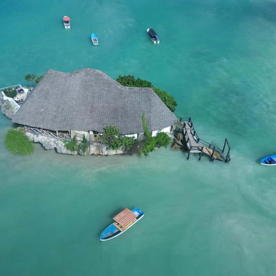 ZANZIBAR: Spice Farm Tour, Jozani Forest & Rock Restaurant - The Rock Restaurant at Pingwe, Tide Matters for Access and Vibe