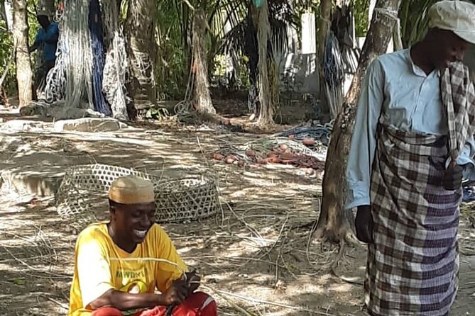 Zanzibar Tumbatu Island Cultural Experience - First look at local life: fish and furniture market, cargo dhows, and fishing boats